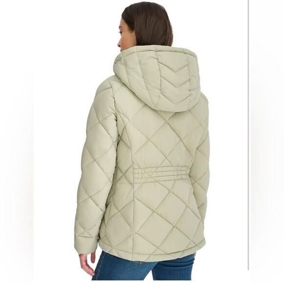 Tommy Hilfiger Womens Every Day Essential Lightweight Coat color Seagrass NWT - Picture 3 of 5